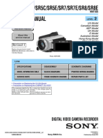 Sony Hdr-sr5 Sr7 Sr8 Level-2 Ver-1.4 Rev-1 SM