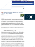 Significant Judgments On Arbitration and Conciliation Act, 1996 - May, 2020 To July, 2020 - Litigation, Mediation & Arbitration - India