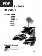 Installation Manual Model 4000 15000 C