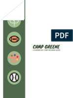 Camp Greene: A Summer Day Camp Program Guide