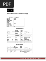 Gereralization and Qualification