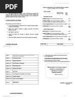 Course Outline: Grade Component and Corresponding Weight