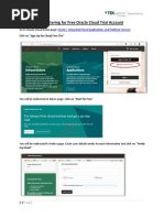 Registering For Free Oracle Cloud Trial Account