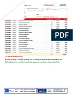 Cotizacion de Aluminio