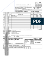 Orden de Compra - Guía de Internamiento: Día Mes Año