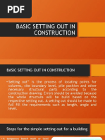 Basic Setting Out in Construction