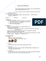 Lesson Plan in Mathematics 1