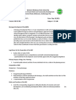 Barangay Development Plan (BDP)