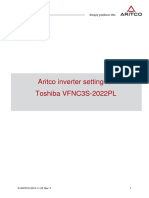 Toshiba VF nc3 Inverter Settings F