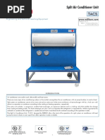 Split Air Conditioner Unit: Engineering and Technical Teaching Equipment