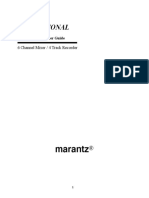 Marantz PMD740 Manual