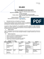 Silabo FUNDAMENTOS BIGDATA BDADS LPZ 2020 - 2