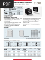 EI - 30 - Englisch Mini Board Transformer