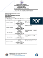 Department of Education: Individual Daily Log and Accomplishment Report