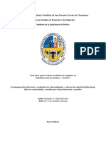 La Impugnacion Al Decreto o Resolucion de Sobreseimiento