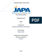 Tarea 3 Tecnica de Entrevista Psicologica