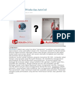 Perbedaan SolidWorks Dan AutoCad