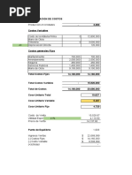 Ejemplo Costos Fijos y Variables