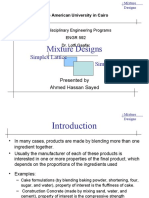 Mixture Designs: Simplex Lattice Simplex Centroid