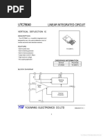 UTC78040 Linear Integrated Circuit: Vertical Deflection Ic