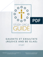 Gaudete Et Exsultate (Rejoice and Be Glad) : Study