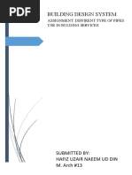 Building Design System: Assignment: Diffirent Type of Pipes Use in Bulding Services