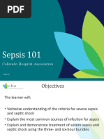 Sepsis 101: Colorado Hospital Association