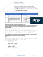 IGCSE O-Level Computer Coursebook: Chapter 7: Memory, Storage Devices and Media