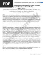 2011-Evaluation of Genetic Diversity in Five Different Species of Family Solanaceae Using Cytological Characters and Protein Profiling