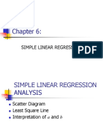 Topic 6 Simple Linear Regression