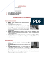 Pruebas Manuales de Rodilla