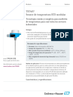 Endress-Hauser RTD Thermometer TST487 ES