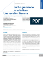 Uso Del Caucho Granulado en Mezclas Asfálticas: Una Revisión Literaria