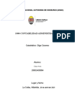 1000-Contabilidad Administrativa Ii: Universidad Nacional Autonoma de Honduras (Unah)