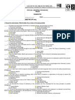 Psyc 423 Prelim 2019no Answer