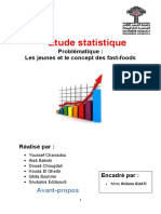 Rapport Final Statsitique Consommation Fast Food