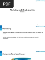 Marketing and Retail Analytics