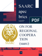 Saarc Apec Brics: by Pooja Bhaskar 20MIME15043