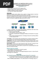 Experiment No. 7 Objective: Computer Network Lab Mannual