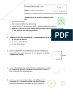 Perímetro de Um Circulo 1 - 6 Ano