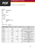 Account Statement For Account Number4649000100029795: Branch Details