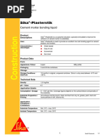 Sika - Plasterstik: Cement Mortar Bonding Liquid