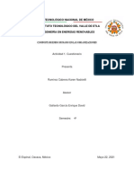 Cuestionario de Comportamiento Humano en Las Organizaciones