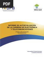 Autoevaluación Ingenieria Electronica y Telecomunicaciones UPB 2017