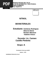 Aleacion Ni-Ti (Nitinol)