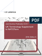 Doctrine UK Terminology JDP 0 01 (1 - 2019 - 1)