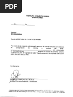 Formato Carta Apertura Cuenta Bancolombia