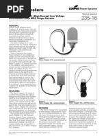 Surge Arresters: Storm Trapper H.E. (High Energy) Low Voltage Distribution Class MOV Surge Arrester