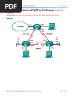 Lab - Configuring Advanced EIGRP For IPv4 Features - ILM