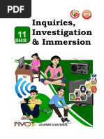 Inquiries Investigations and Immersions Q1 SHS Applied